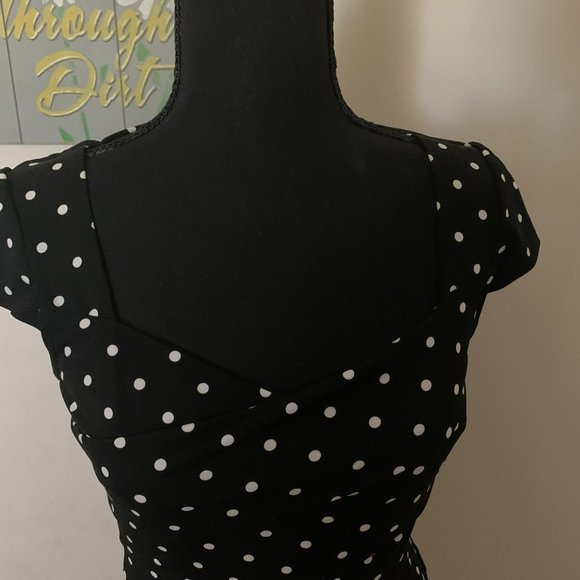 WHBM Polka Dot Dress - Picture 3 of 6